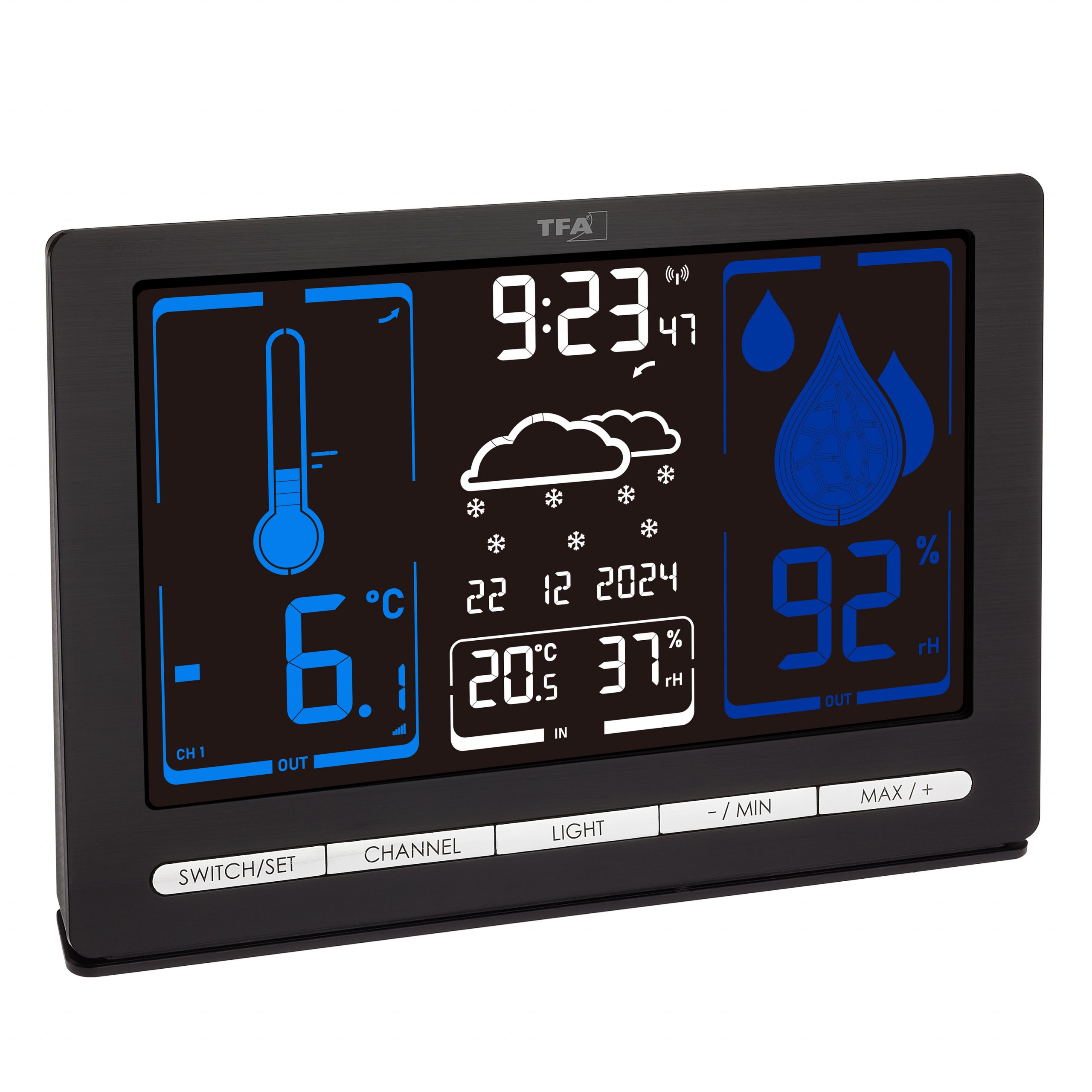 TFA METEOCHROME Weather Station 35.1132