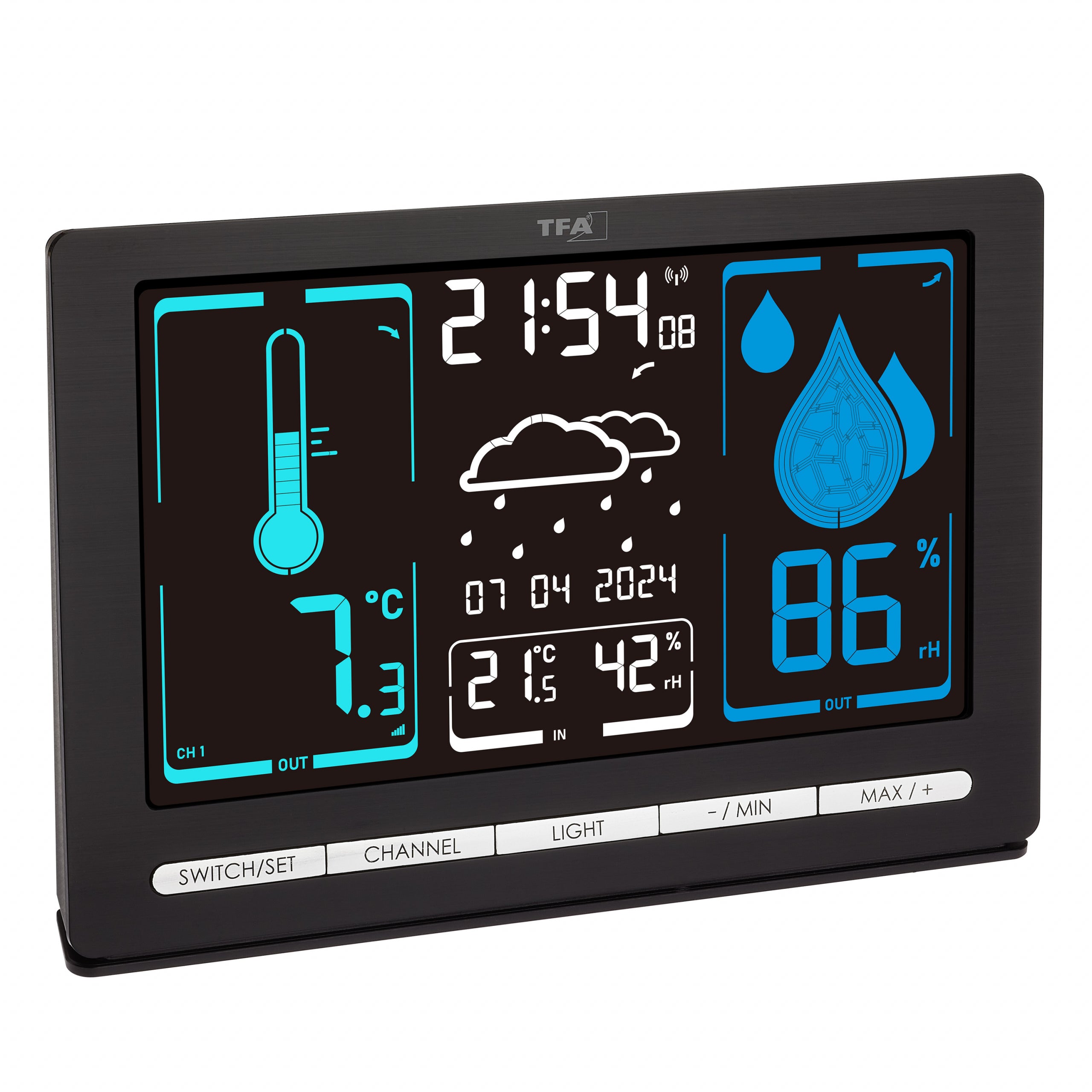 TFA METEOCHROME Weather Station 35.1132