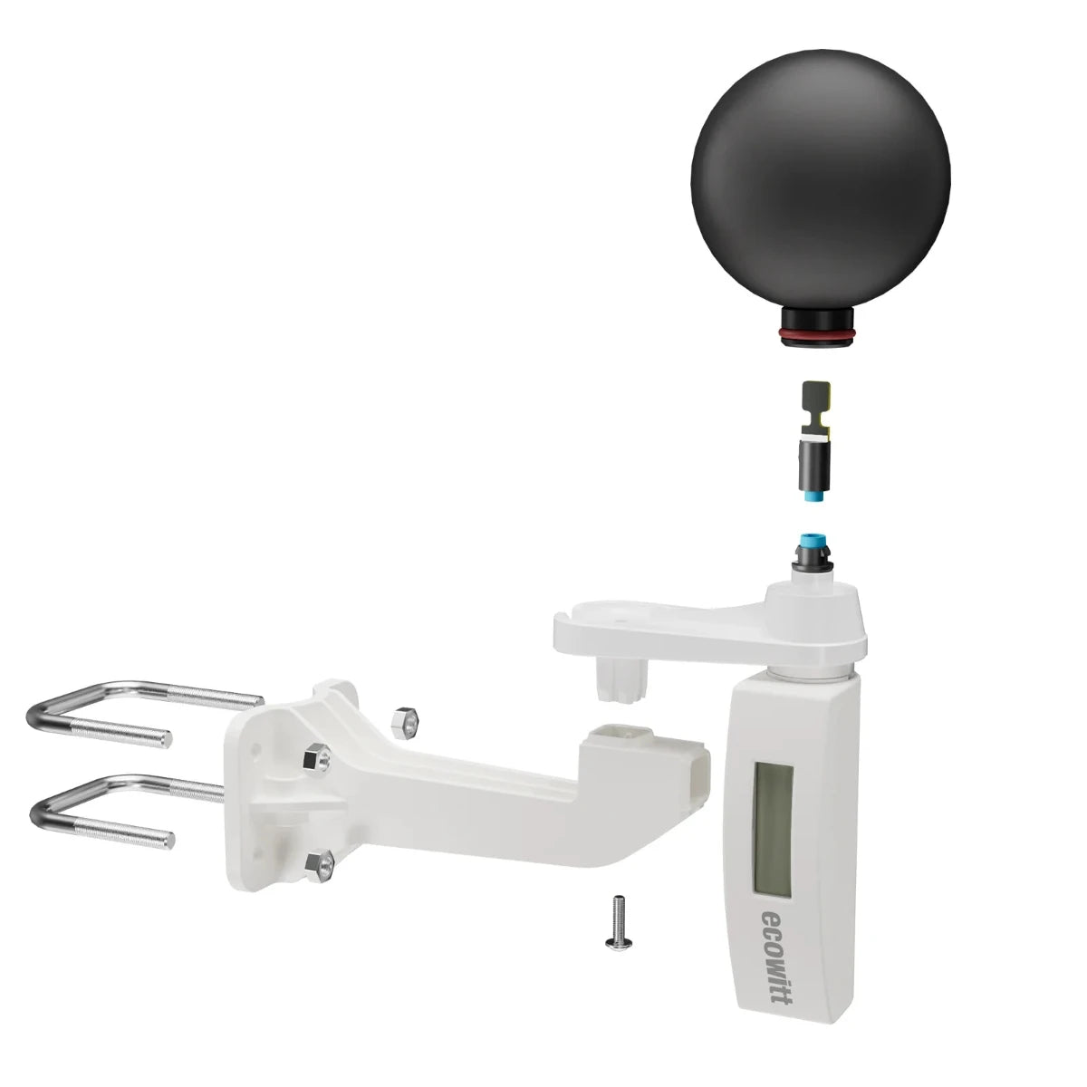 Ecowitt WN38 Black Globe Thermometer, Wet Bulb Globe Temperature