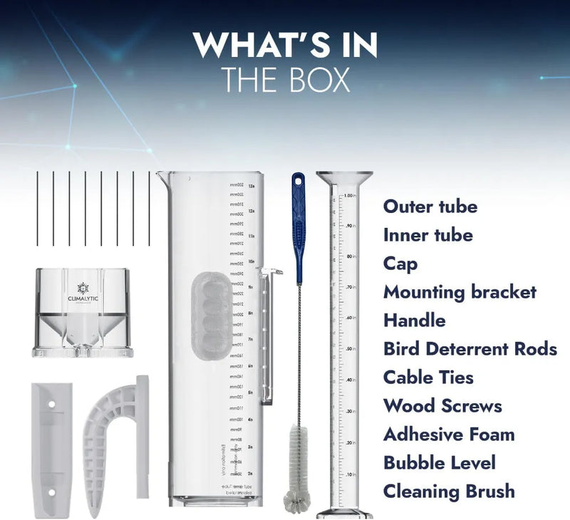 Climalytic Tropo Professional Rain Gauge CoCoRaHS Approved_weatherspares_co_uk