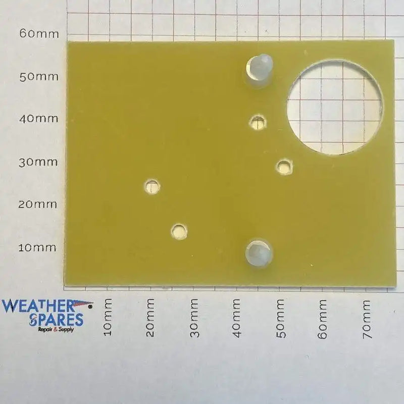 Davis 24 Hour FARS Temperature & Humidity Mounting Plate 7353.065_weatherspares_co_uk