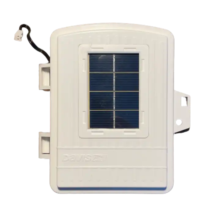 Davis Front Hinged Shelter Door with Large Solar Panel 7345.086_weatherspares_co_uk