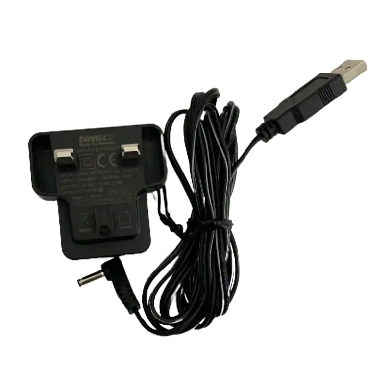 Davis LCD Console Power Supply 6625UK (USB)_weatherspares_co_uk