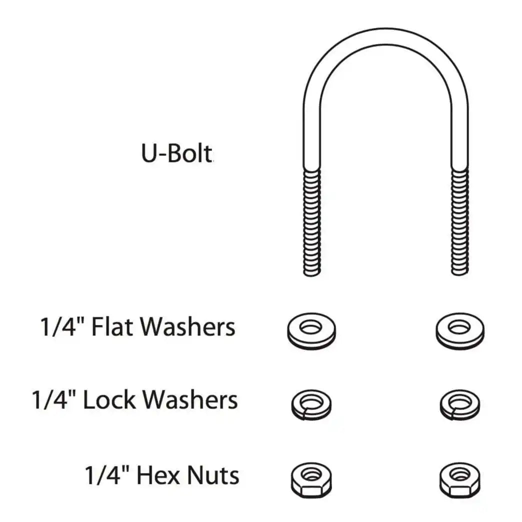Davis Mounting U-Bolt for Sensor Suite or Anemometer_weatherspares_co_uk