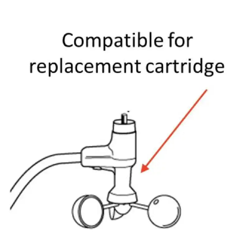 Davis Standard Anemometer Wind Speed Cartridge 7345.953_weatherspares_co_uk