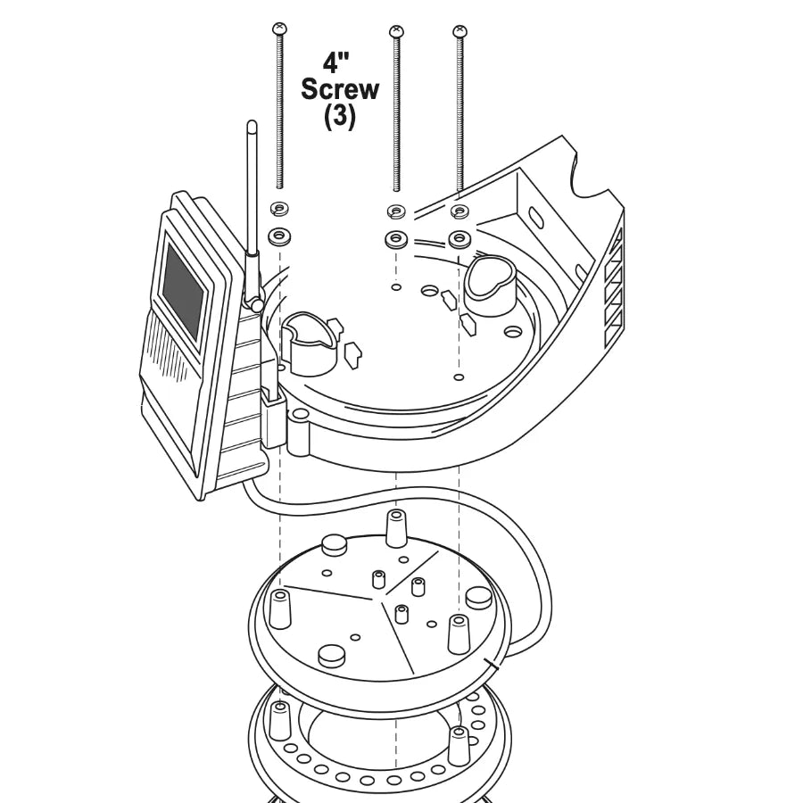 Davis Standard Radiation Shield Fixing Screws (x3) 7350.258_weatherspares_co_uk