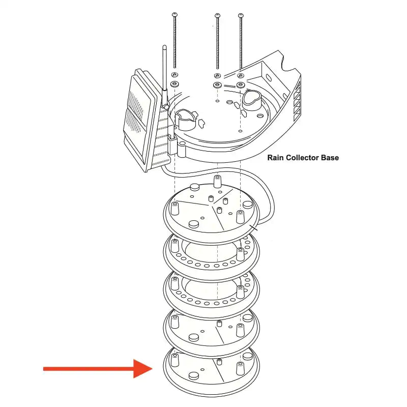 Davis Vantage Pro2 Radiation Shield Plates - 3 types_weatherspares_co_uk