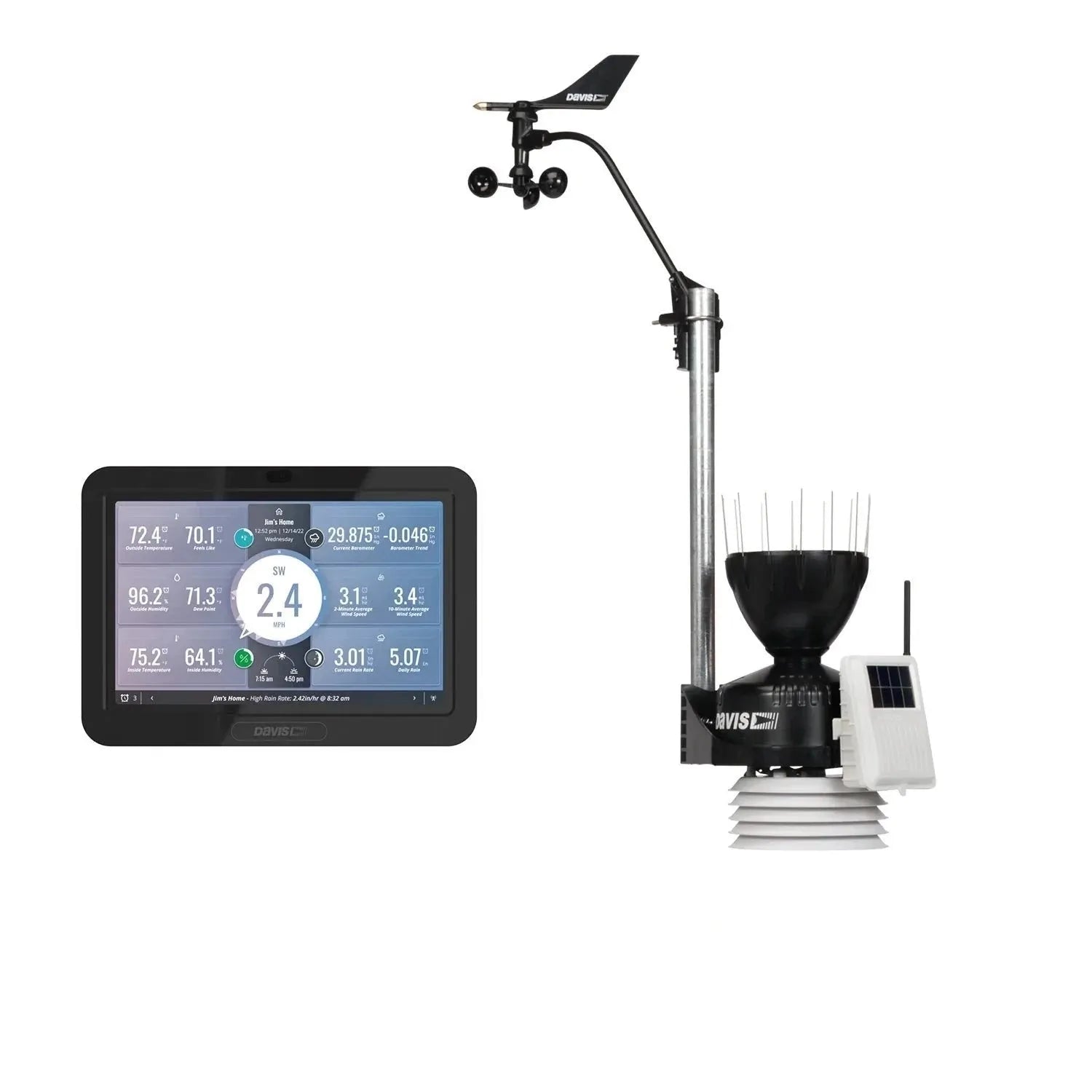 Davis Vantage Pro2 Weather Station with WeatherLink Console 6252UK_weatherspares_co_uk