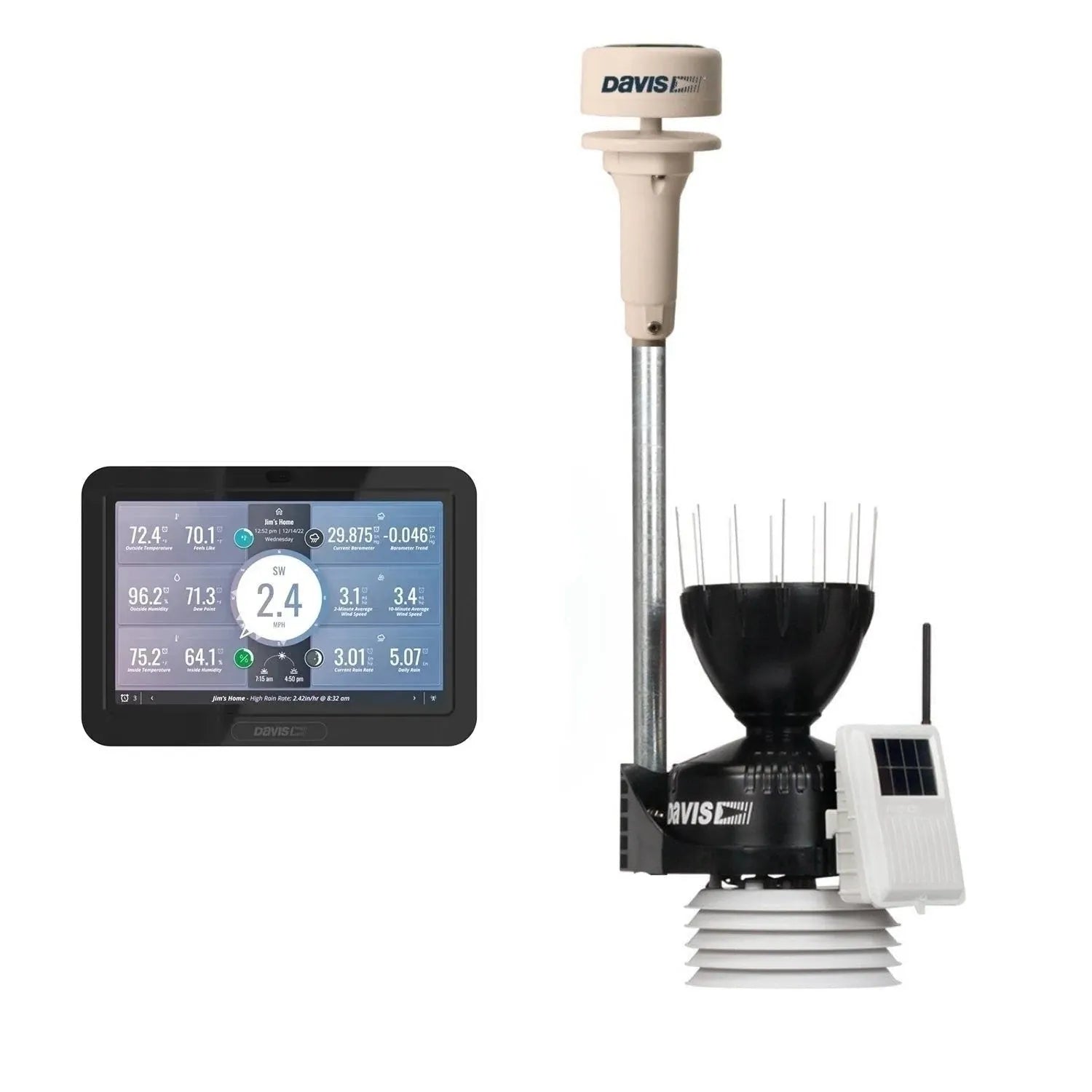 Davis Vantage Pro2 with WeatherLink Console & Sonic Anemometer 6252UK(S)_weatherspares_co_uk