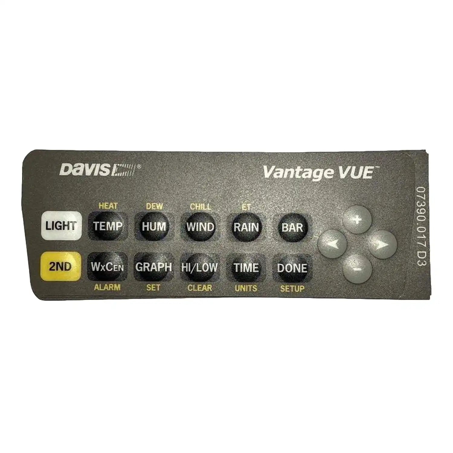 Davis Vantage Vue Console Keypad 7390.017_weatherspares_co_uk