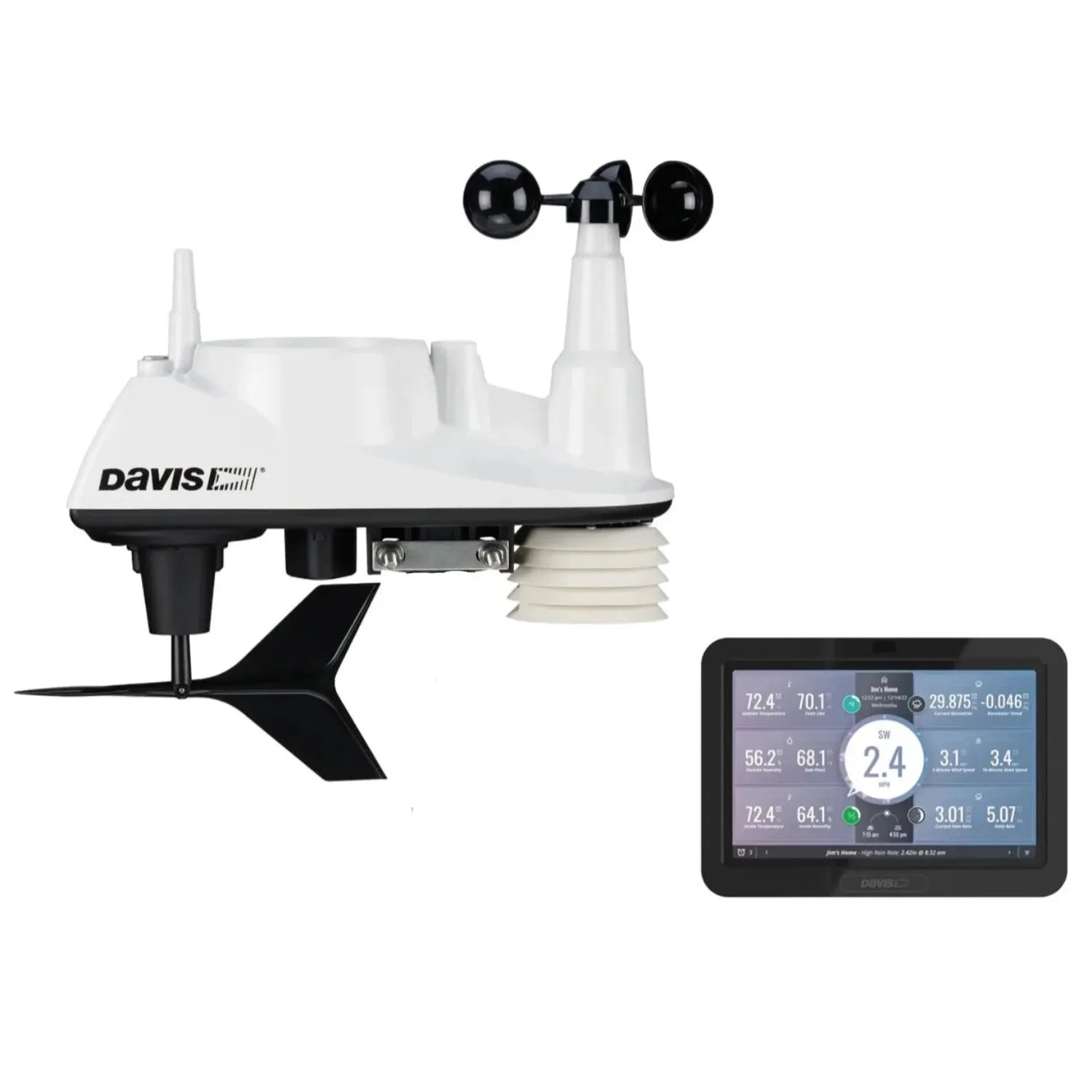 Davis Vantage Vue with WeatherLink Console 6242UK_weatherspares_co_uk