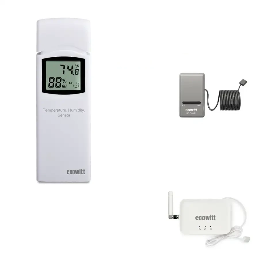 Ecowitt Gateway with WN31 Temperature & Humidity Sensor_weatherspares_co_uk