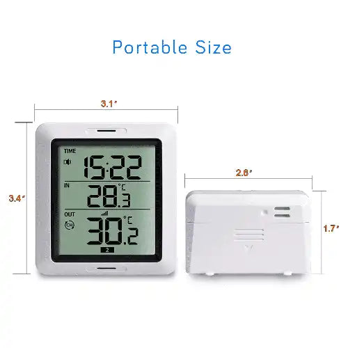 Ecowitt WH0281 Wireless Digital Temperature Monitor with 3 Sensors_weatherspares_co_uk