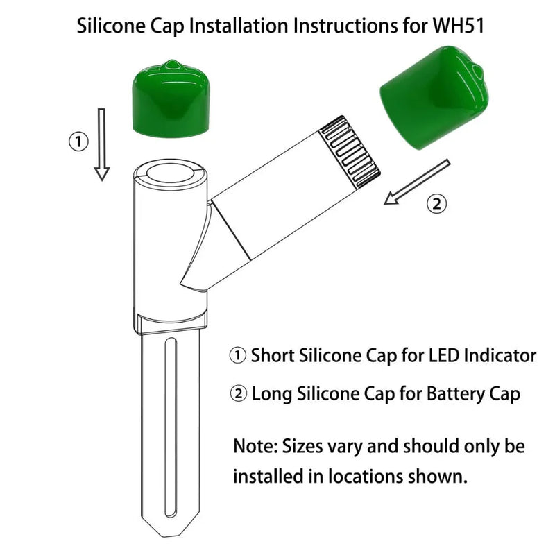 Ecowitt WH51 Cap Covers for Soil Moisture Sensor_weatherspares_co_uk