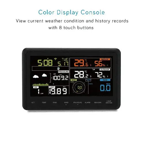 Ecowitt WS2910_C Display Console & Power Cable_weatherspares_co_uk