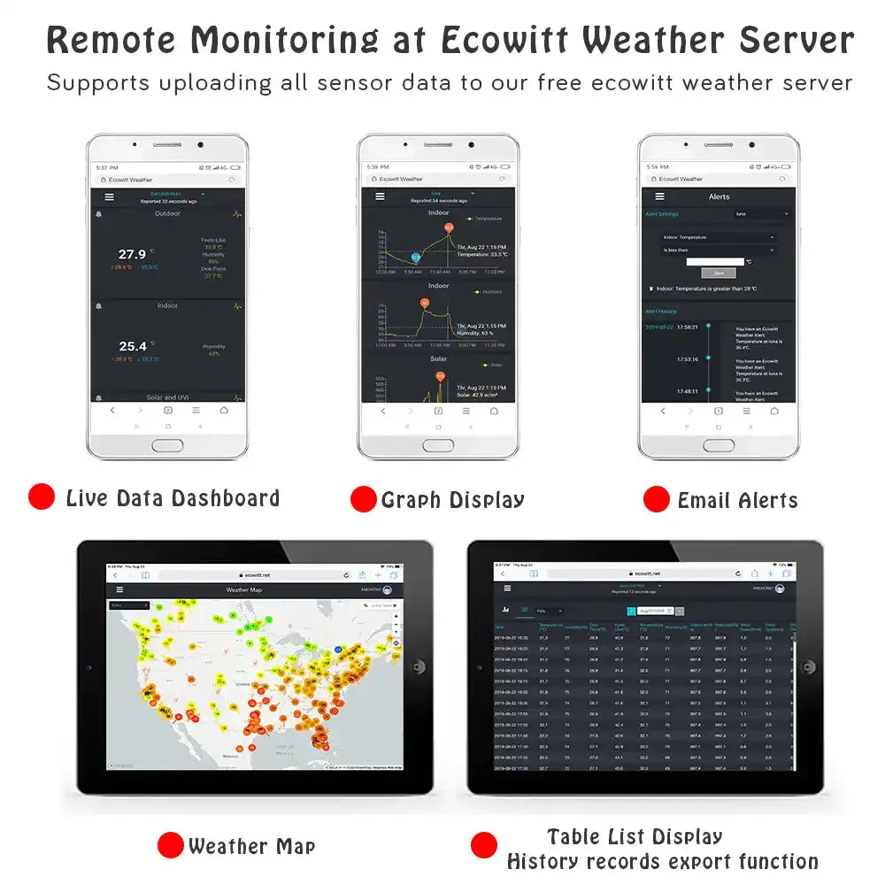 Ecowitt WS2910 Weather Station WiFi Internet & Colour Forecast_weatherspares_co_uk