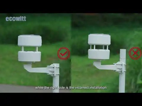 Ecowitt WS85 3-in-1 Array with Sonic Anemometer & Haptic Rain Sensor_weatherspares_co_uk