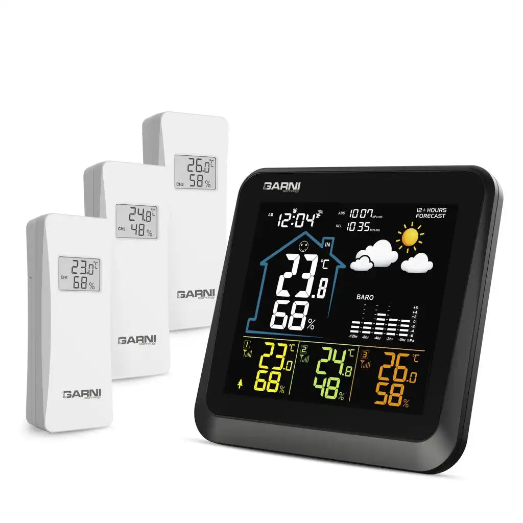 GARNI 502 Colour 3 Sensor Weather Station_weatherspares_co_uk