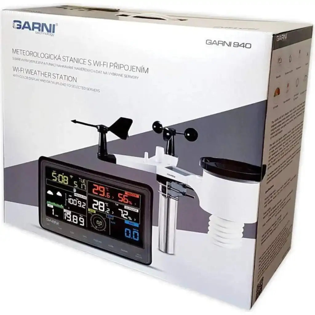 GARNI 940 Colour WiFi Internet Connected Weather Station_weatherspares_co_uk