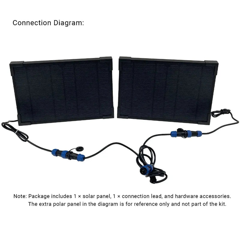 Secondary Solar Panel for WS6210 4G Weather Station_weatherspares_co_uk