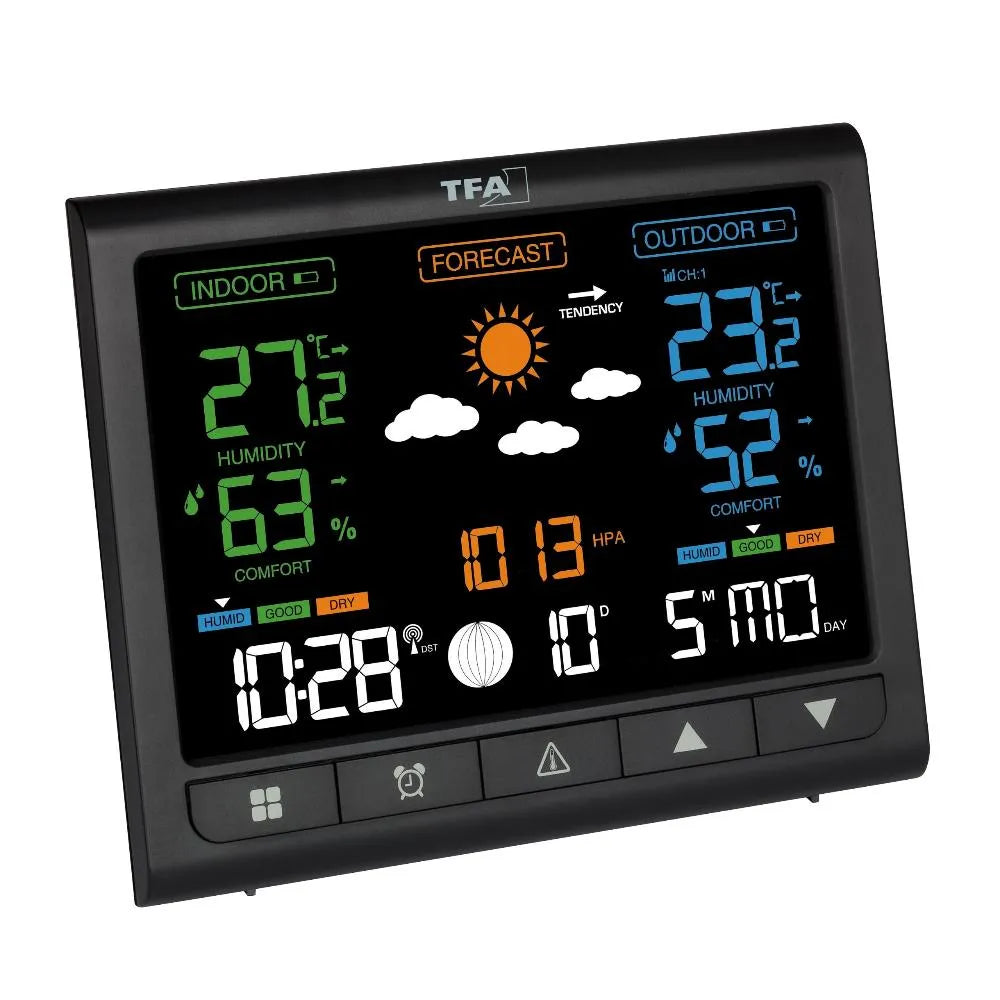 TFA CONTRAST Colour Wireless Weather Station 35.1171_weatherspares_co_uk