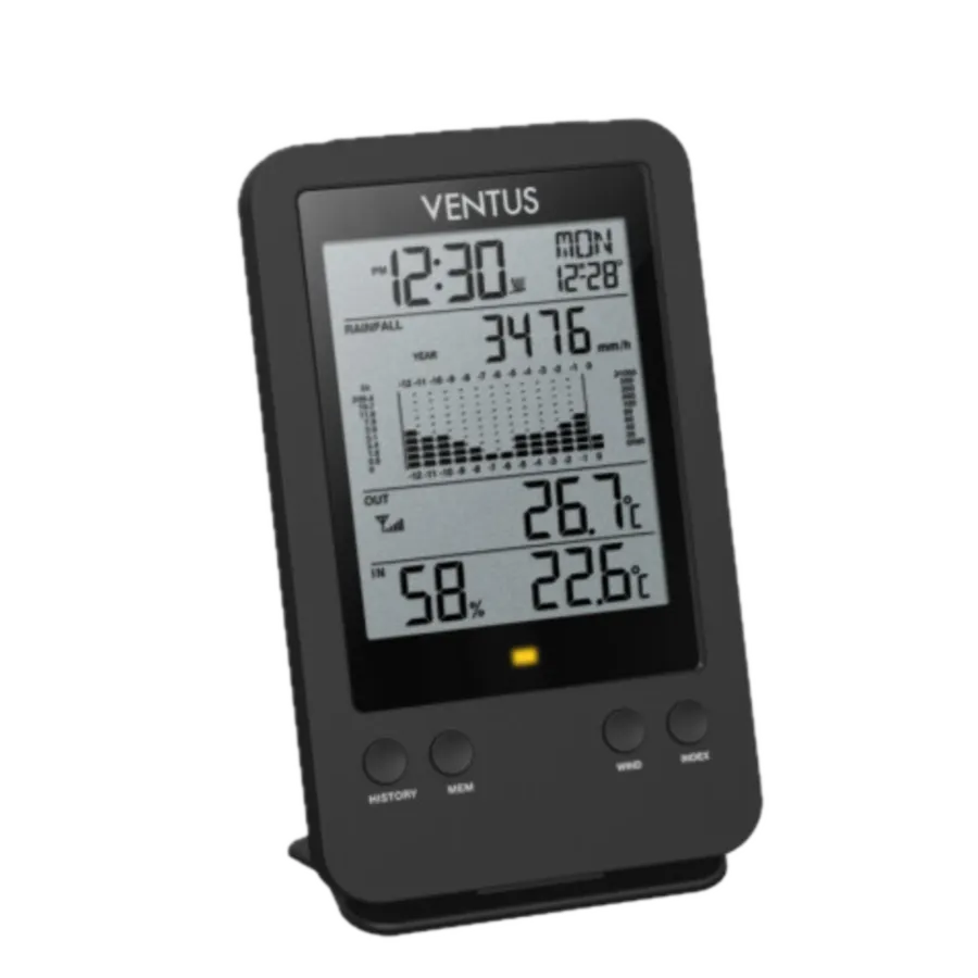 Ventus W140 Professional Rain Gauge with Temperature_weatherspares_co_uk