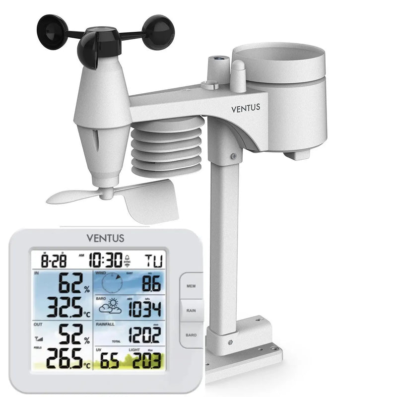 Ventus W838 Weather Station with 7-in-1 Sensor & WiFi_weatherspares_co_uk