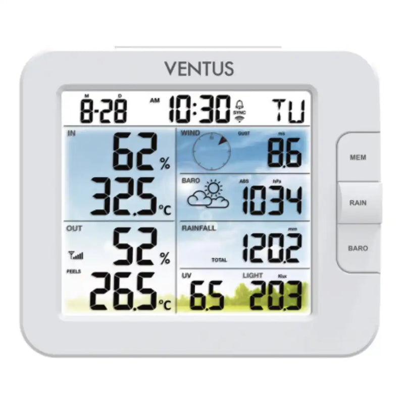 Ventus W838 Weather Station with 7-in-1 Sensor & WiFi_weatherspares_co_uk