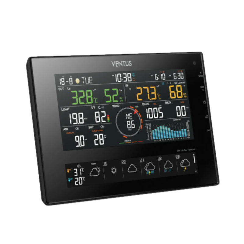 Ventus W850 Weather Station, 7-in-1 Sensor, 10 day Forecast & WiFi_weatherspares_co_uk