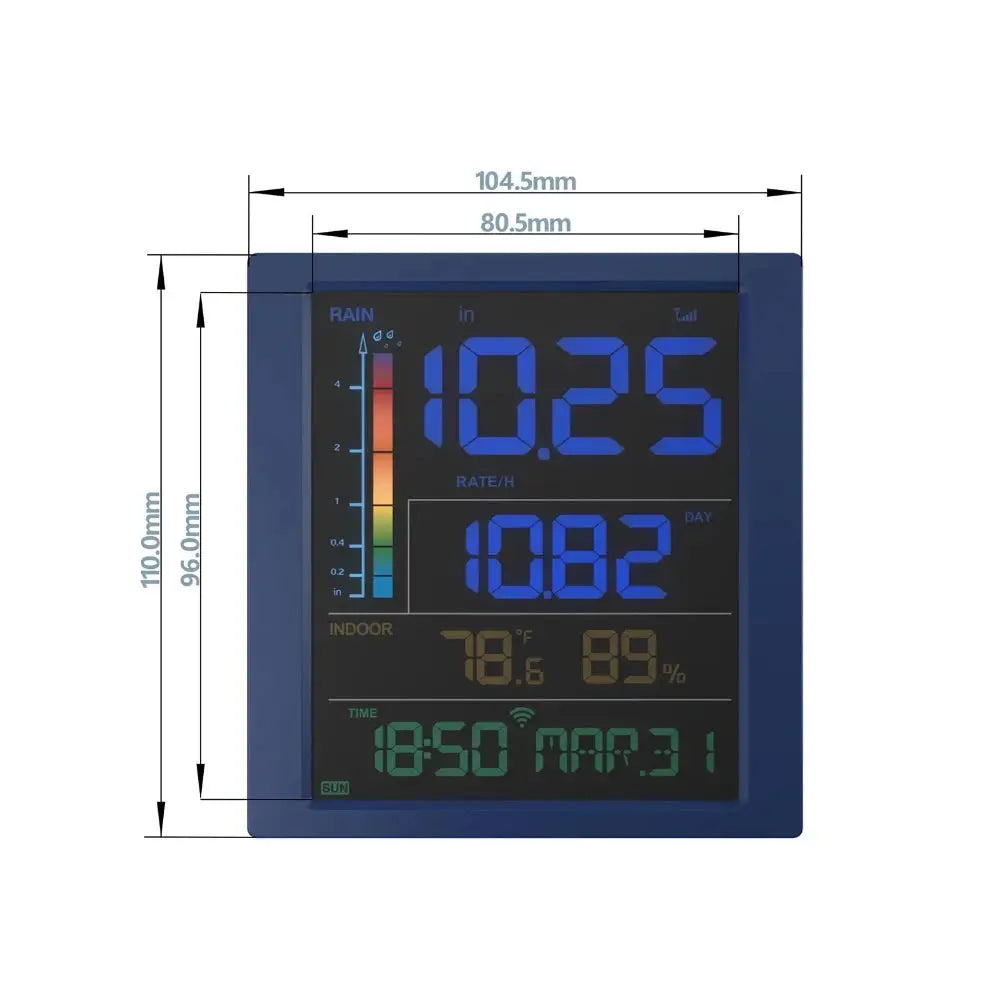 Digital console WN1700 dimensions 